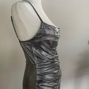 NWOT 🪩Metallic maxi dress